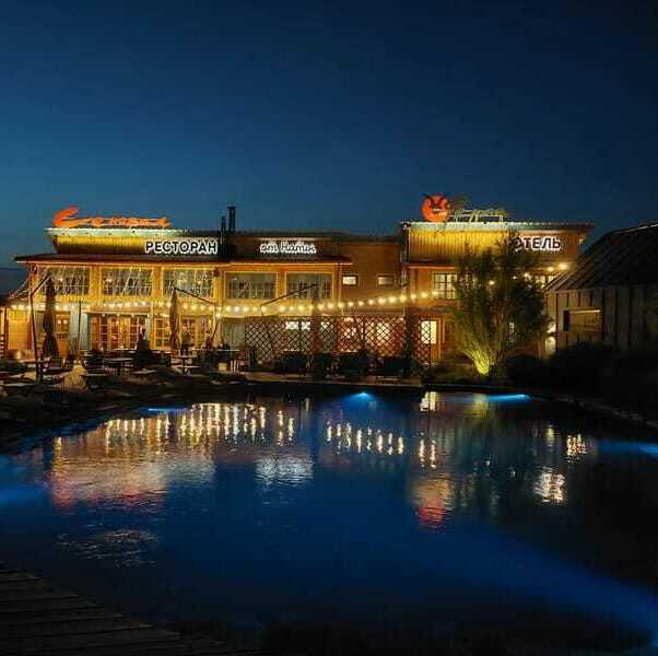 Комплексное рекламное оформление загородного комплекса Наружная реклама в Воронеже