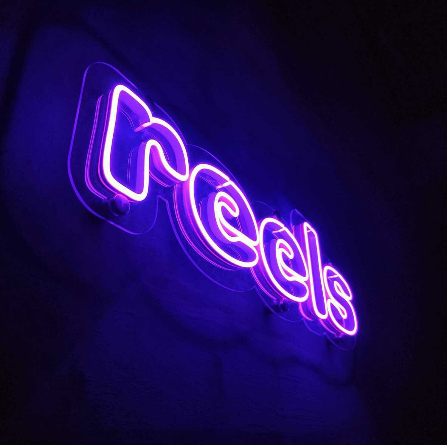 Вывеска из гибкого неона Неоновая вывеска